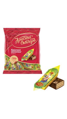 Конфеты шоколадные КРАСНЫЙ ОКТЯБРЬ "Красная шапочка", 250 г, пакет, КО03926