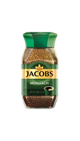 Кофе растворимый JACOBS MONARCH, сублимированный, 190 г, в стеклянной банке, 11233