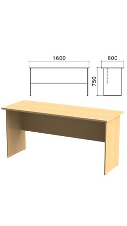 Стол письменный "Канц", 1600х600х750 мм, цвет бук невский, СК20.10