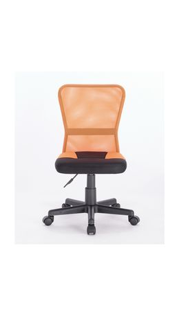 Кресло оператора BRABIX Smart MG-313, без подлокотников, комбинир. черное/оранжевое,