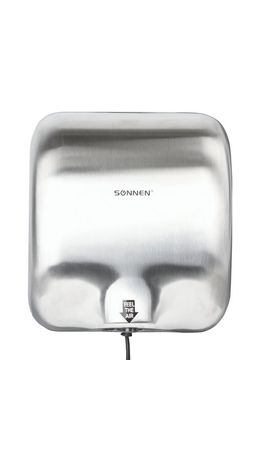 Сушилка для рук SONNEN HD-999, 1800 Вт, время сушки 15 секунд, нержавеющая сталь, 604746