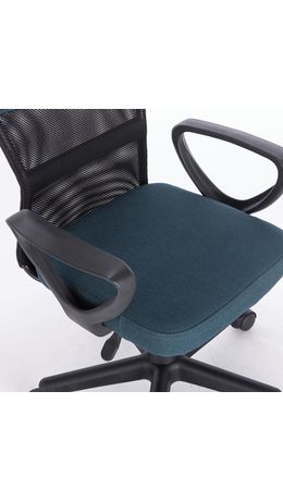 Кресло оператора BRABIX Jet MG-315, с подлокотниками, синее, XXXXXX