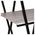 Стол на металлокаркасе BRABIX "LOFT CD-004" (ш1200*г535*в1110мм), 3 полки, цвет дуб антик, 641219