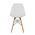 Стулья BRABIX "Eames CF-010", КОМПЛЕКТ 4 шт., пластик белый, опоры дерево/металл, 532630, 2033A
