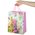 Пакет подарочный 26,5x12,7x33 см ЗОЛОТАЯ СКАЗКА "Spring Flowers", глиттер, розовый с голубым, 608247