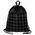 Мешок для обуви BRAUBERG БОЛЬШОЙ, с ручкой, карман на молнии, сетка, 49х41 см, "Checkered", 272404