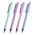 Ручка шариковая автоматическая BRAUBERG "VIVID PASTEL", корпус soft-touch, СИНЯЯ, пишущий узел 0,7 мм, линия письма 0,35 мм, 144404